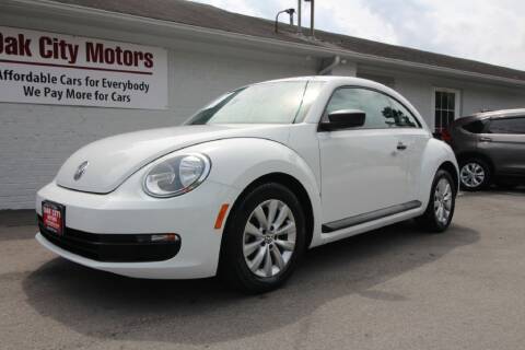 2014 Volkswagen Beetle for sale at Oak City Motors in Garner NC