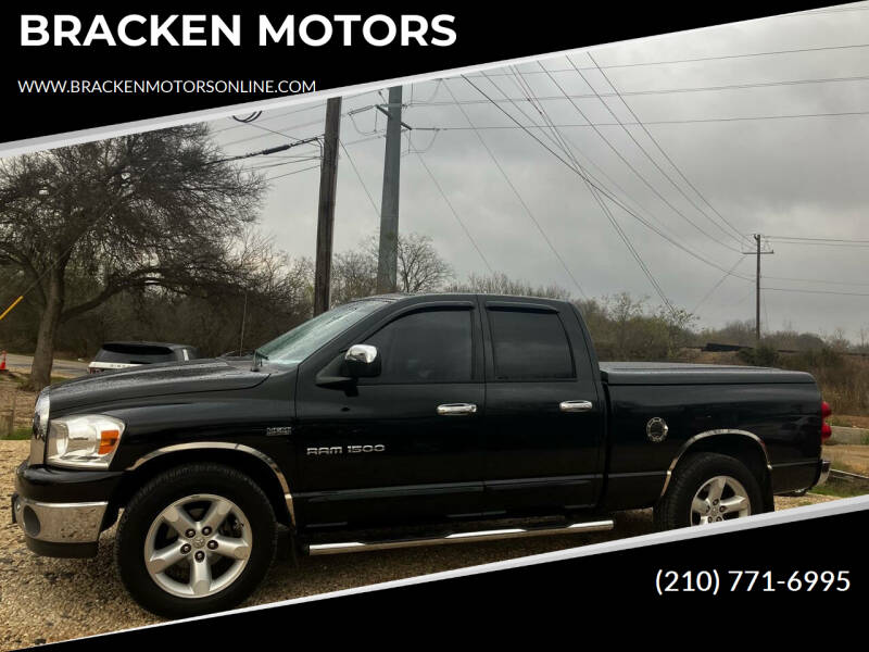 2007 Dodge Ram 1500 for sale at BRACKEN MOTORS in San Antonio TX