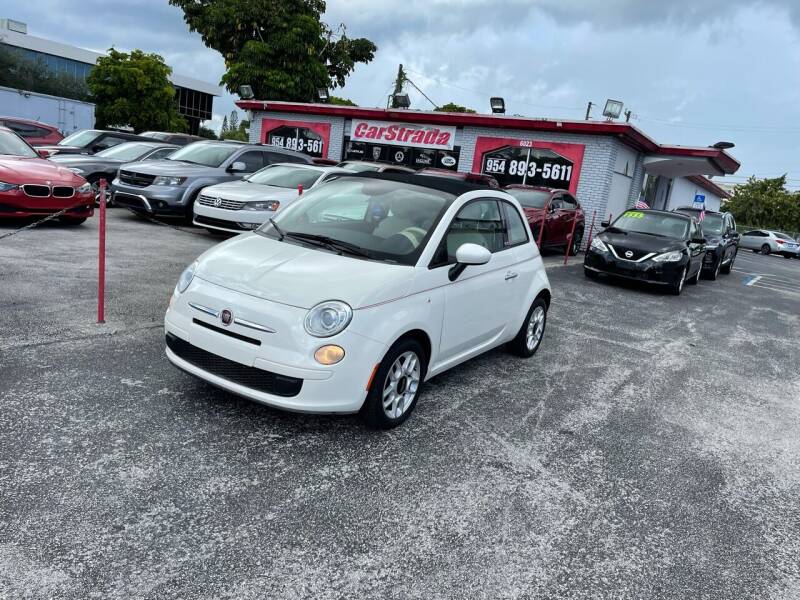 2013 FIAT 500c for sale at CARSTRADA in Hollywood FL