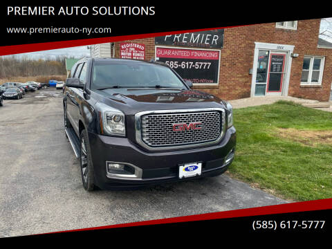 2015 GMC Yukon XL for sale at PREMIER AUTO SOLUTIONS in Spencerport NY