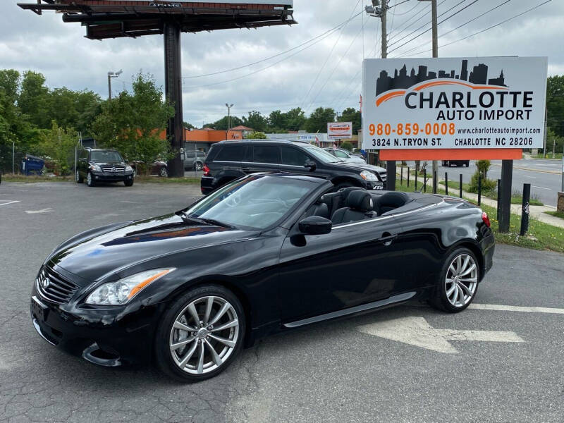 2009 Infiniti G37 Convertible for sale at Charlotte Auto Import in Charlotte NC