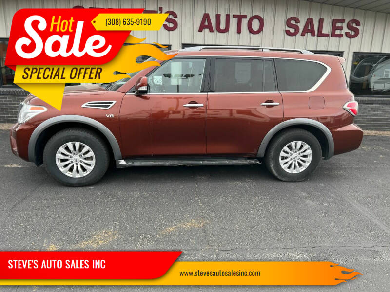 2018 Nissan Armada for sale at STEVE'S AUTO SALES INC in Scottsbluff NE