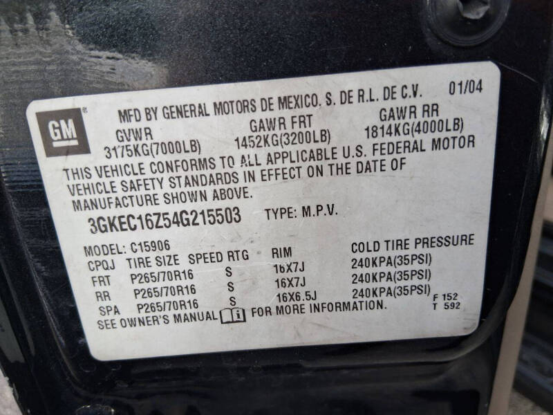 2004 GMC Yukon XL 1500 SLT