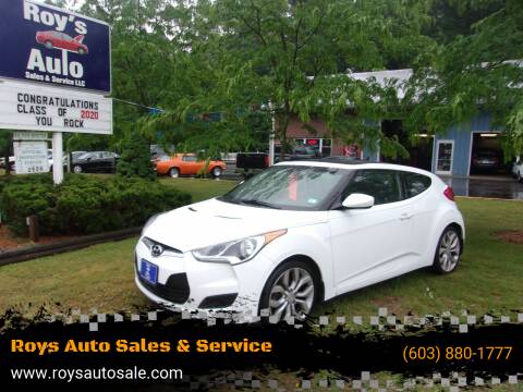 2013 Hyundai Veloster for sale at Roys Auto Sales & Service in Hudson NH