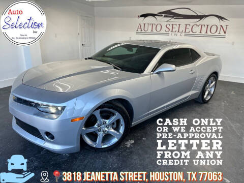 2014 Chevrolet Camaro for sale at Auto Selection Inc. in Houston TX