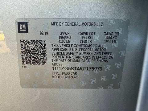 2019 Chevrolet Malibu RS