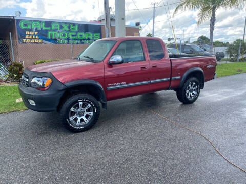 2002 Toyota Tundra for sale at Galaxy Motors Inc in Melbourne FL