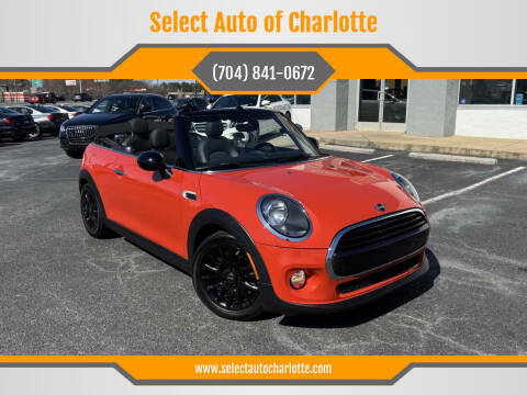 2019 MINI Convertible for sale at Select Auto of Charlotte in Matthews NC