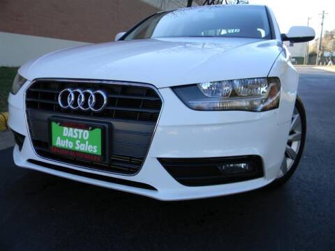2014 Audi A4 for sale at Dasto Auto Sales in Manassas VA