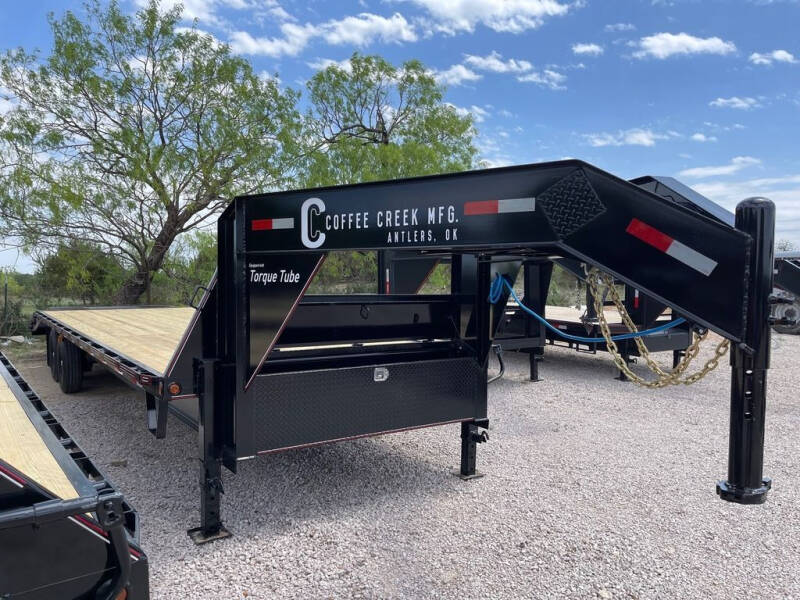 2023 COFFEE CREEK - Flatbed Gooseneck Trailer -  for sale at LJD Sales in Lampasas TX