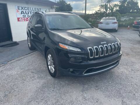 2016 Jeep Cherokee for sale at Excellent Autos of Orlando in Orlando FL