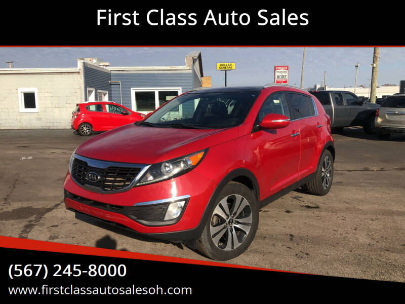 2012 Kia Sportage for sale at First Class Auto Sales in Fostoria OH