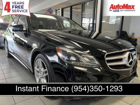 2014 Mercedes-Benz E-Class for sale at Auto Max in Hollywood FL