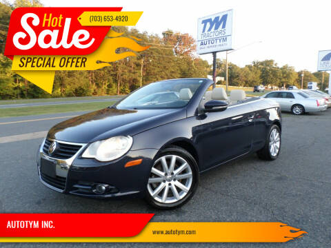 2011 Volkswagen Eos for sale at AUTOTYM INC. in Fredericksburg VA