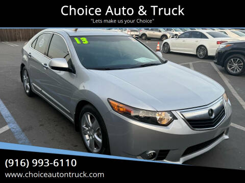 2013 Acura TSX for sale at Choice Auto & Truck in Sacramento CA