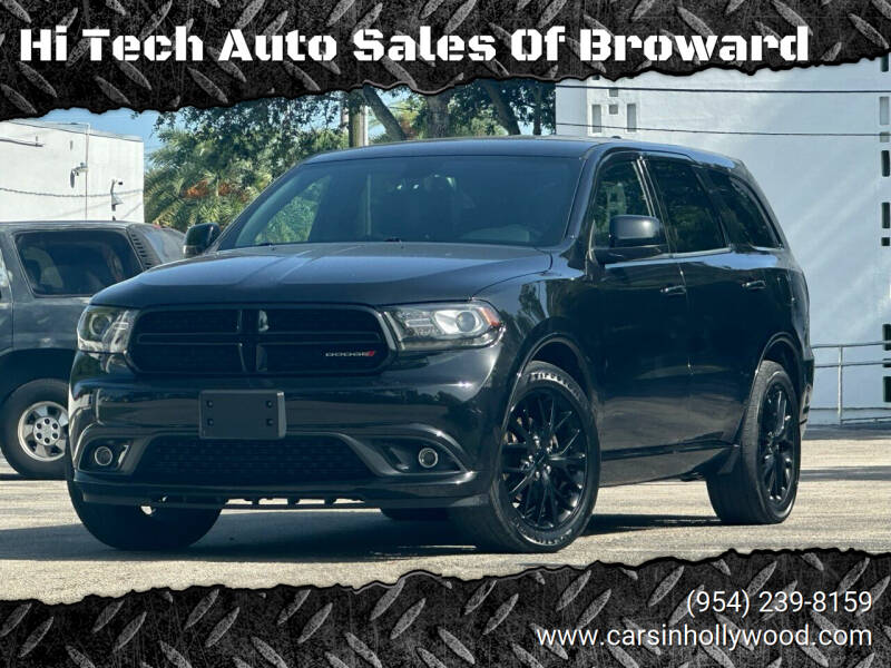 2015 Dodge Durango for sale at Hi Tech Auto Sales Of Broward in Hollywood FL