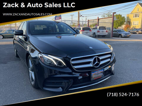 2017 Mercedes-Benz E-Class for sale at Zack & Auto Sales LLC in Staten Island NY