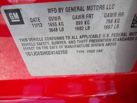 2014 Chevrolet Sonic LT Auto