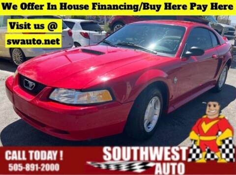 1999 Ford Mustang for sale at SOUTHWEST AUTO in Albuquerque NM