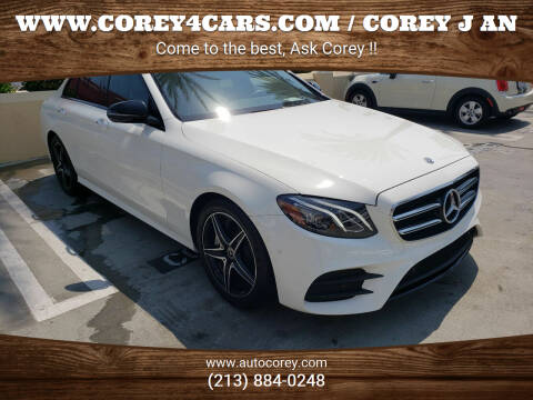 2018 Mercedes-Benz E-Class for sale at WWW.COREY4CARS.COM / COREY J AN in Los Angeles CA