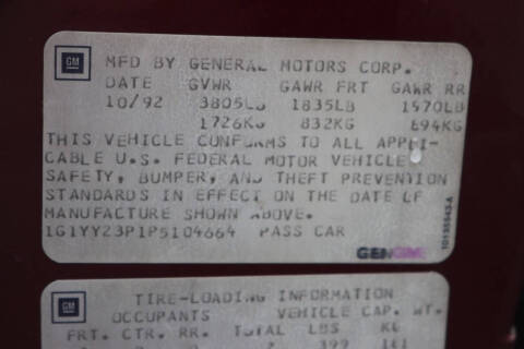 1993 Chevrolet Corvette