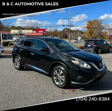 2015 Nissan Murano for sale at B & C AUTOMOTIVE SALES in Lincolnton NC