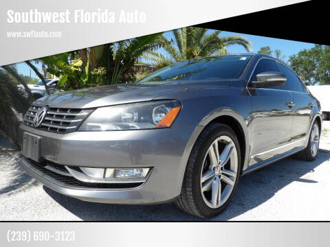 2013 Volkswagen Passat for sale at Southwest Florida Auto in Fort Myers FL