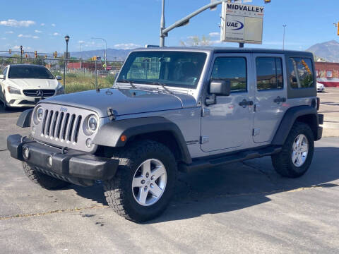 2014 Jeep Wrangler Unlimited for sale at UTAH AUTO EXCHANGE INC in Midvale UT