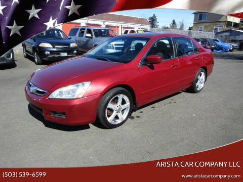 2007 Honda Accord for sale at ARISTA CAR COMPANY LLC in Portland OR