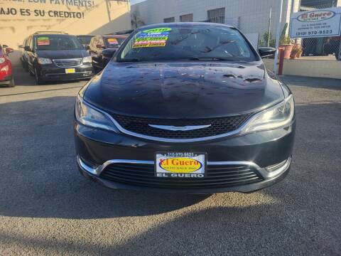 2016 Chrysler 200 for sale at El Guero Auto Sale in Hawthorne CA