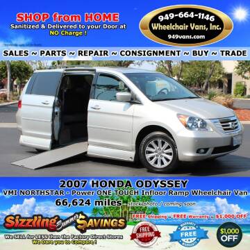 2007 Honda Odyssey for sale at Wheelchair Vans Inc in Laguna Hills CA