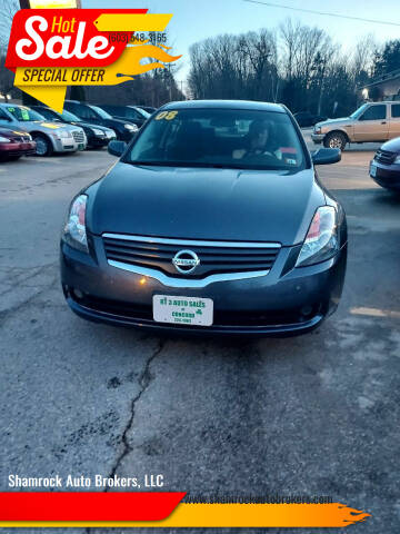 2008 Nissan Altima for sale at Shamrock Auto Brokers, LLC in Belmont NH