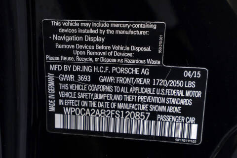 2015 Porsche Boxster