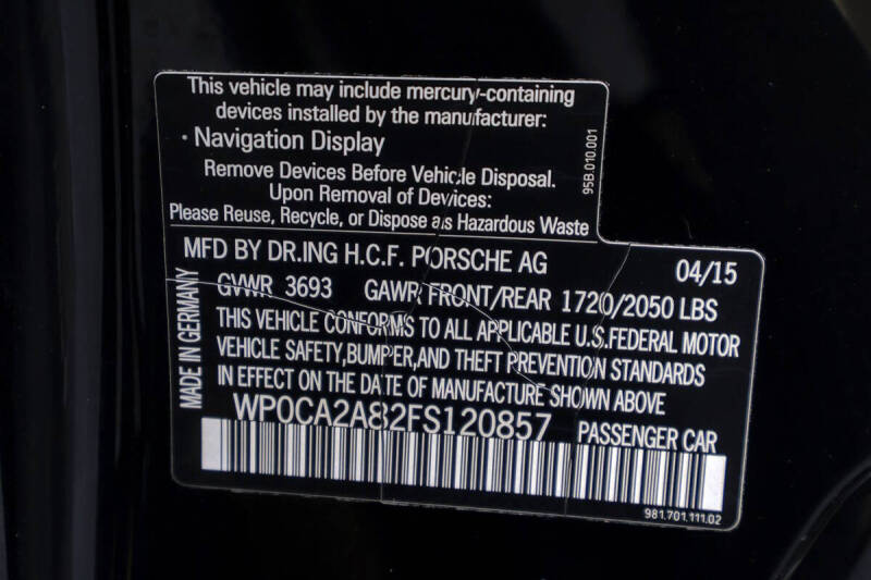 2015 Porsche Boxster