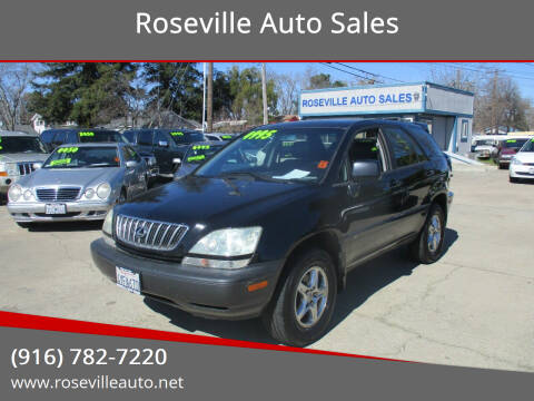 2002 Lexus RX 300 for sale at Roseville Auto Sales in Roseville CA