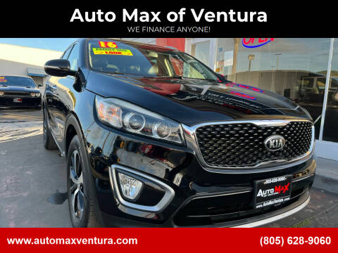 2016 Kia Sorento for sale at Auto Max of Ventura in Ventura CA