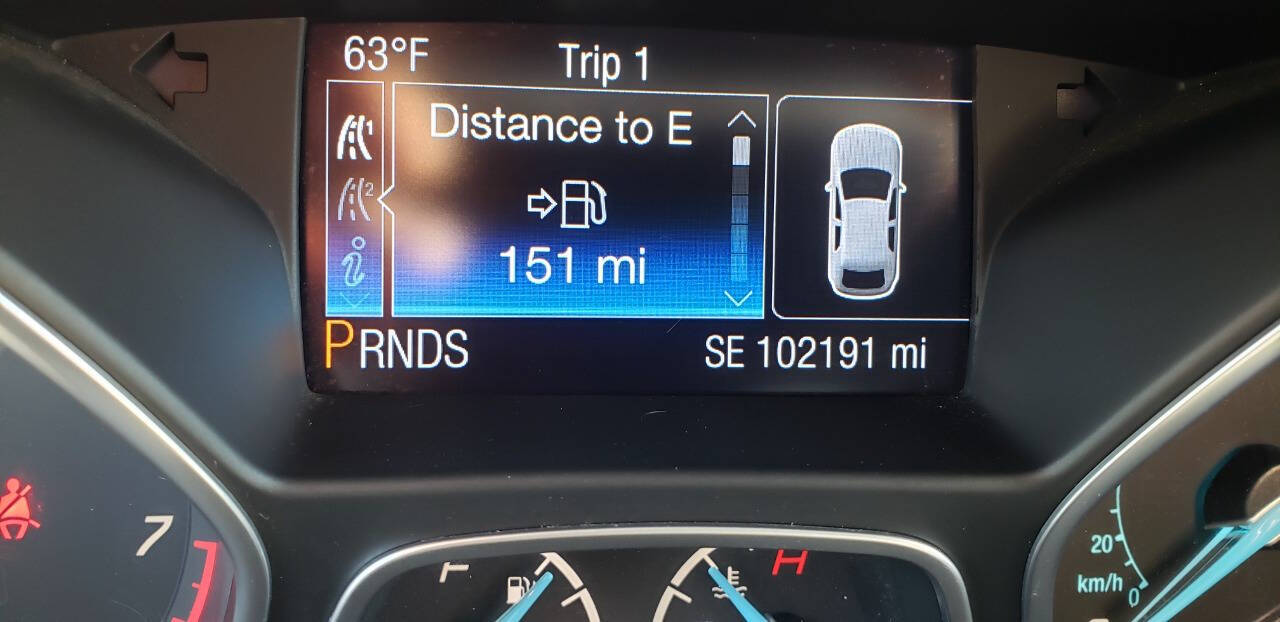 Gray 2014 Ford Focus Titanium Titanium 4dr Hatchback 14