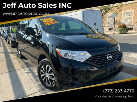 2014 Nissan Quest for sale at Jeff Auto Sales INC in Chicago IL
