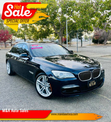 2014 BMW 7 Series for sale at M&A Auto Sales in Sacramento CA