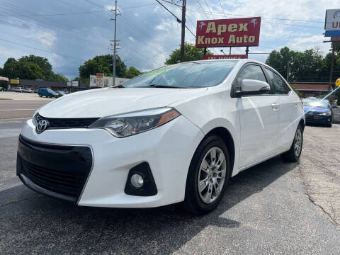 2015 Toyota Corolla for sale at Apex Knox Auto in Knoxville TN