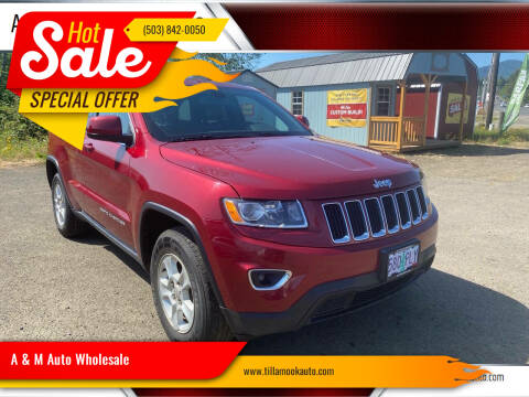 2015 Jeep Grand Cherokee for sale at A & M Auto Wholesale in Tillamook OR