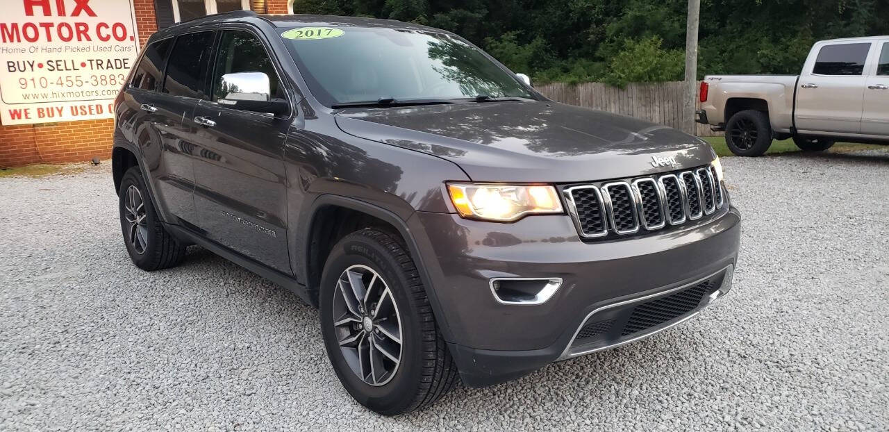 2017 Jeep Grand Cherokee for sale at Hix Motor Co in Jacksonville, NC