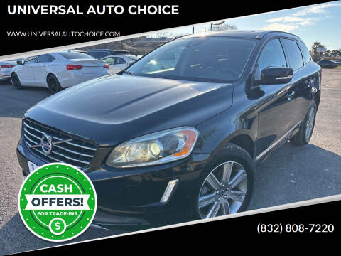 2017 Volvo XC60 for sale at UNIVERSAL AUTO CHOICE in Houston TX