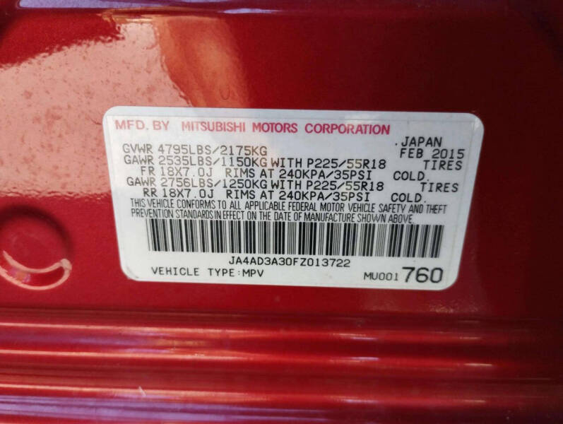 2015 Mitsubishi Outlander SE