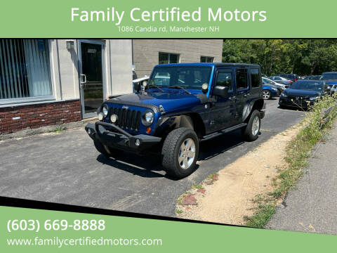 2010 Jeep Wrangler Unlimited for sale at Family Certified Motors in Manchester NH