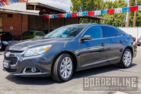 2015 Chevrolet Malibu for sale at Borderline Classics & Auto Sales in Dinuba CA