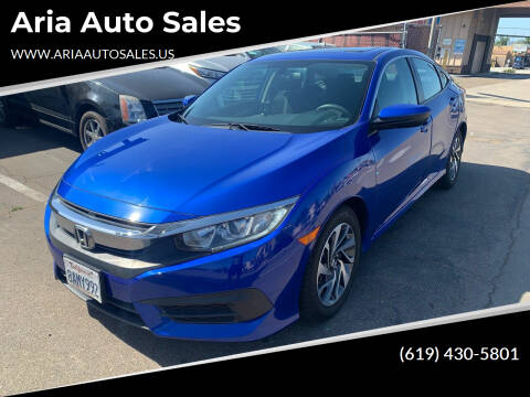 2017 Honda Civic for sale at Aria Auto Sales in San Diego CA