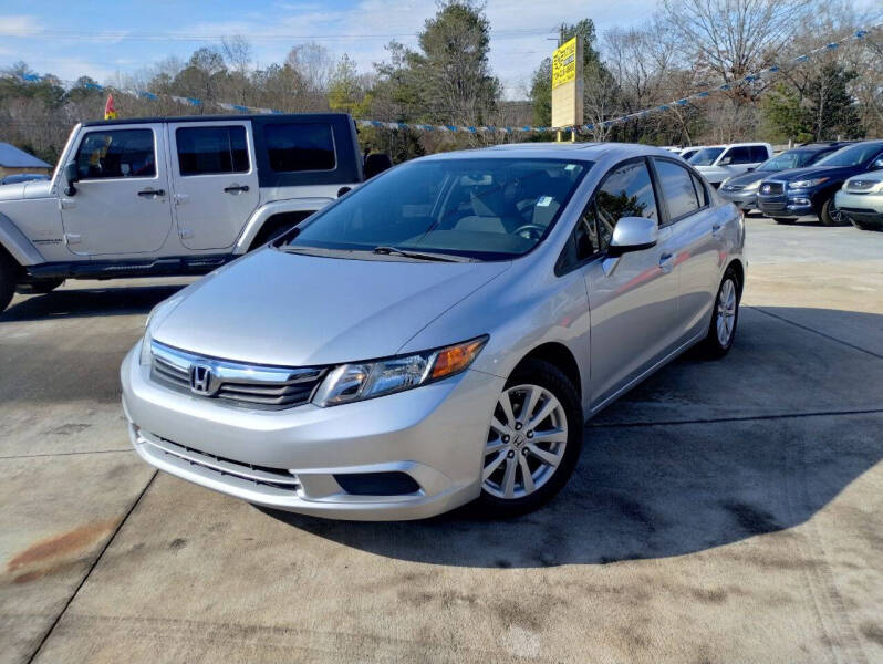 2012 Honda Civic for sale at Md Auto Sales LLC in Dalton GA