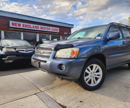 2007 Toyota Highlander Hybrid for sale at New England Motor Cars in Springfield MA