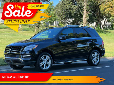 2013 Mercedes-Benz M-Class for sale at SHOMAN AUTO GROUP in Davis CA
